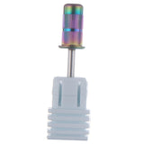 Maxbell Maxbell Stainless Steel Sanding Band Mandrel Bit for Nail Drill Machine Acrylic Nail Rainbow