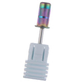 Maxbell Maxbell Stainless Steel Sanding Band Mandrel Bit for Nail Drill Machine Acrylic Nail Rainbow