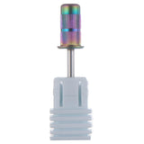 Maxbell Maxbell Stainless Steel Sanding Band Mandrel Bit for Nail Drill Machine Acrylic Nail Rainbow