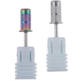 Maxbell Maxbell Stainless Steel Sanding Band Mandrel Bit for Nail Drill Machine Acrylic Nail Rainbow