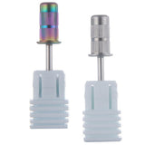 Maxbell Maxbell Stainless Steel Sanding Band Mandrel Bit for Nail Drill Machine Acrylic Nail Rainbow