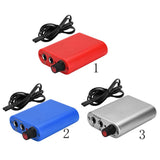 Maxbell Maxbell Portable Mini Tattoo Power Supply with Power Cord for Tattoo Machine Red