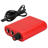 Maxbell Maxbell Portable Mini Tattoo Power Supply with Power Cord for Tattoo Machine Red