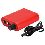 Maxbell Maxbell Portable Mini Tattoo Power Supply with Power Cord for Tattoo Machine Red