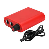 Maxbell Maxbell Portable Mini Tattoo Power Supply with Power Cord for Tattoo Machine Red