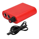 Maxbell Maxbell Portable Mini Tattoo Power Supply with Power Cord for Tattoo Machine Red