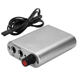 Maxbell Maxbell Portable Mini Tattoo Power Supply with Power Cord for Tattoo Machine Silver