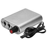 Maxbell Maxbell Portable Mini Tattoo Power Supply with Power Cord for Tattoo Machine Silver