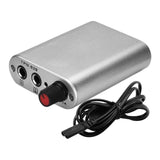 Maxbell Maxbell Portable Mini Tattoo Power Supply with Power Cord for Tattoo Machine Silver