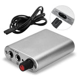 Maxbell Maxbell Portable Mini Tattoo Power Supply with Power Cord for Tattoo Machine Silver