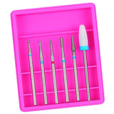 Maxbell Maxbell 6pcs Carbide Electric Nail Art Filing Drill Bits Grinding Polishing Head 04