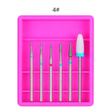 Maxbell Maxbell 6pcs Carbide Electric Nail Art Filing Drill Bits Grinding Polishing Head 04