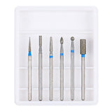 Maxbell Maxbell 6pcs Carbide Electric Nail Art Filing Drill Bits Grinding Polishing Head 10