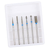 Maxbell Maxbell 6pcs Carbide Electric Nail Art Filing Drill Bits Grinding Polishing Head 10