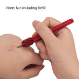 Maxbell Maxbell Alloy Tattoo Pen Holders Sleeve for Skin Surfer Stencil Outling Pens Red