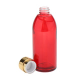 Maxbell Maxbell 120ml Empty Glass Bottle Sample for Makeup Cosmetic Cream Lotion Red Golden