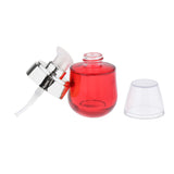 Maxbell Maxbell Portable Empty Glass Pump Bottles Travel Serums Creams Container Red Silver