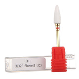 Maxbell Maxbell Ceramic Polishing Head Nail Grinding Drill Bit for Electric Nail Machine F