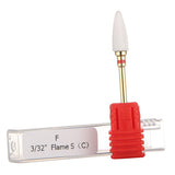 Maxbell Maxbell Ceramic Polishing Head Nail Grinding Drill Bit for Electric Nail Machine F