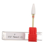Maxbell Maxbell Ceramic Polishing Head Nail Grinding Drill Bit for Electric Nail Machine F