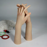 Maxbell Lifesize Female Mannequin Hand Jewelry Gloves Display Nail Art Practice Hand