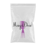 Maxbell Maxbell 3-in-1 Men's Oily Hair Pick Comb Dye Hairdressing Styling Wide Tooth Purple