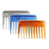 Maxbell Maxbell Wide-Teeth Detangling Curly Hair Comb Mens Back Head Styling Oil Comb Gray
