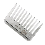 Maxbell Maxbell Wide-Teeth Detangling Curly Hair Comb Mens Back Head Styling Oil Comb Gray