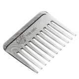 Maxbell Maxbell Wide-Teeth Detangling Curly Hair Comb Mens Back Head Styling Oil Comb Gray
