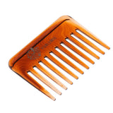 Maxbell Maxbell Wide-Teeth Detangling Curly Hair Comb Mens Back Head Styling Oil Comb Amber