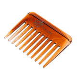 Maxbell Maxbell Wide-Teeth Detangling Curly Hair Comb Mens Back Head Styling Oil Comb Amber