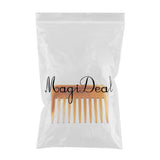 Maxbell Maxbell Wide-Teeth Detangling Curly Hair Comb Mens Back Head Styling Oil Comb Amber