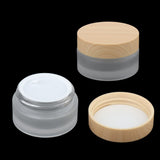 Maxbell Maxbell 2X Empty Refill Round Face Cream Bottles Lotion Cosmetics Container Jars 30g