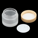 Maxbell Maxbell 2X Empty Refill Round Face Cream Bottles Lotion Cosmetics Container Jars 50g