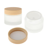 Maxbell Maxbell 2X Empty Refill Round Face Cream Bottles Lotion Cosmetics Container Jars 50g