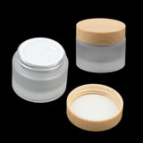 Maxbell Maxbell 2X Empty Refill Round Face Cream Bottles Lotion Cosmetics Container Jars 50g