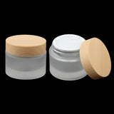 Maxbell Maxbell 2X Empty Refill Round Face Cream Bottles Lotion Cosmetics Container Jars 50g