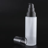 Maxbell Maxbell Empty Glass Lotion Cream Pump Bottle Travel Refillable Serum Container 120ml