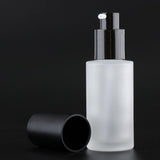 Maxbell Maxbell Empty Glass Lotion Cream Pump Bottle Travel Refillable Serum Container 40ml