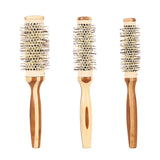 Maxbell Maxbell Anti-Static Round Hair Comb Roller Hairbrush for Curling Straightening M