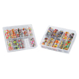Maxbell 10 Sheet DIY Nail Art Tips Stickers Wraps Nails Decals Decorations Halloween
