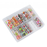 Maxbell 10 Sheet DIY Nail Art Tips Stickers Wraps Nails Decals Decorations Christmas
