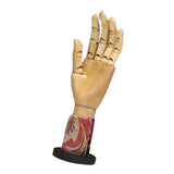 Maxbell Maxbell Wooden Jewellery Glasses Hand Display Stand with Flannel Short-Flower3