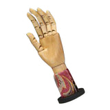 Maxbell Maxbell Wooden Jewellery Glasses Hand Display Stand with Flannel Short-Flower3