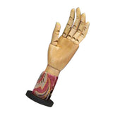 Maxbell Maxbell Wooden Jewellery Glasses Hand Display Stand with Flannel Short-Flower3
