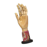 Maxbell Maxbell Wooden Jewellery Glasses Hand Display Stand with Flannel Short-Flower3
