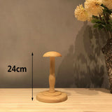 Maxbell Wooden Hat Rack Cap/Wig Holder Freestanding Display Storage Styling Stand 2x