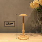 Maxbell Wooden Hat Rack Cap/Wig Holder Freestanding Display Storage Styling Stand 2x