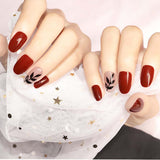 Maxbell 24 Packs Fake Nails Press On Nails for Women Girls for Salon DIY Nail Art