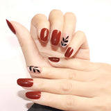 Maxbell 24 Packs Fake Nails Press On Nails for Women Girls for Salon DIY Nail Art